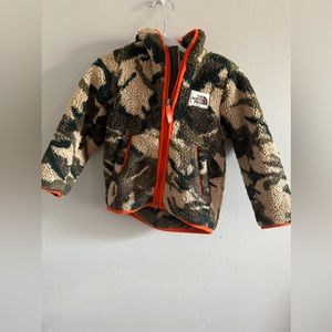 The North Face Military Fleece zip up jacket